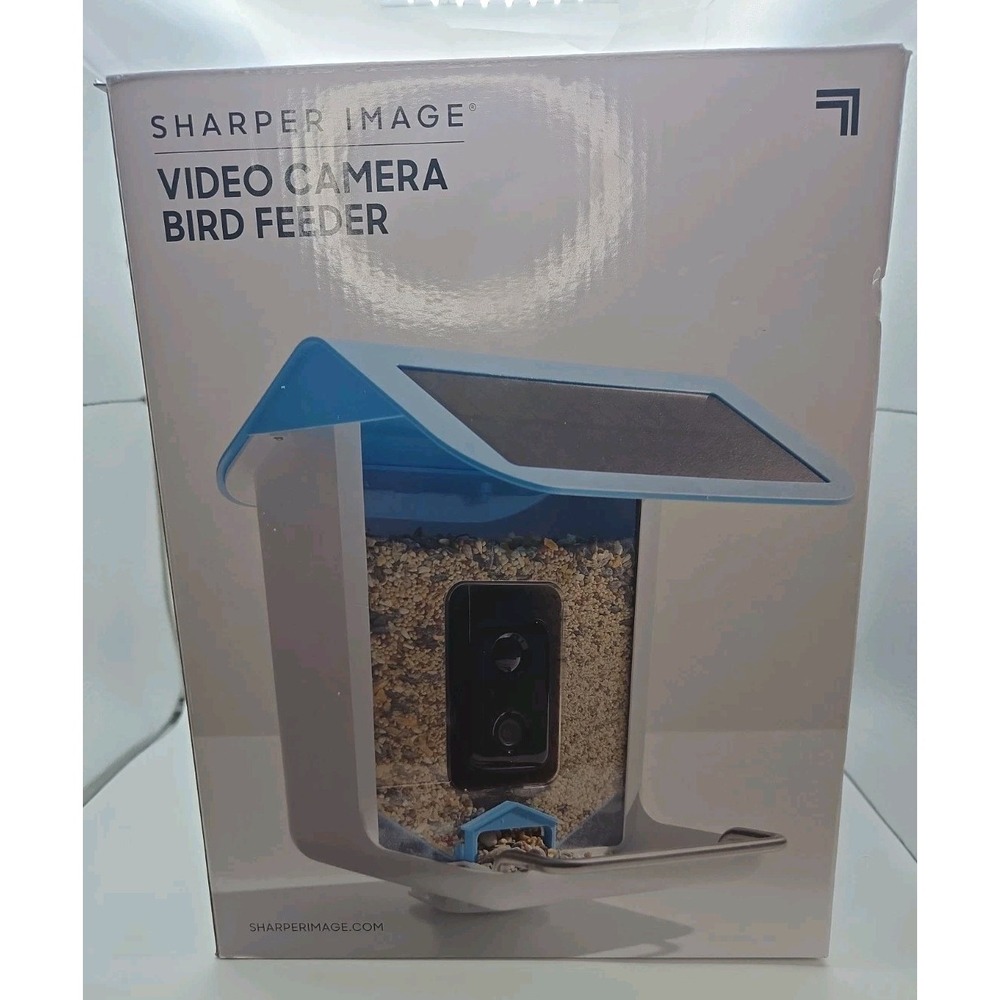 Sharper Image Video Bird Feeder. New In Open Box